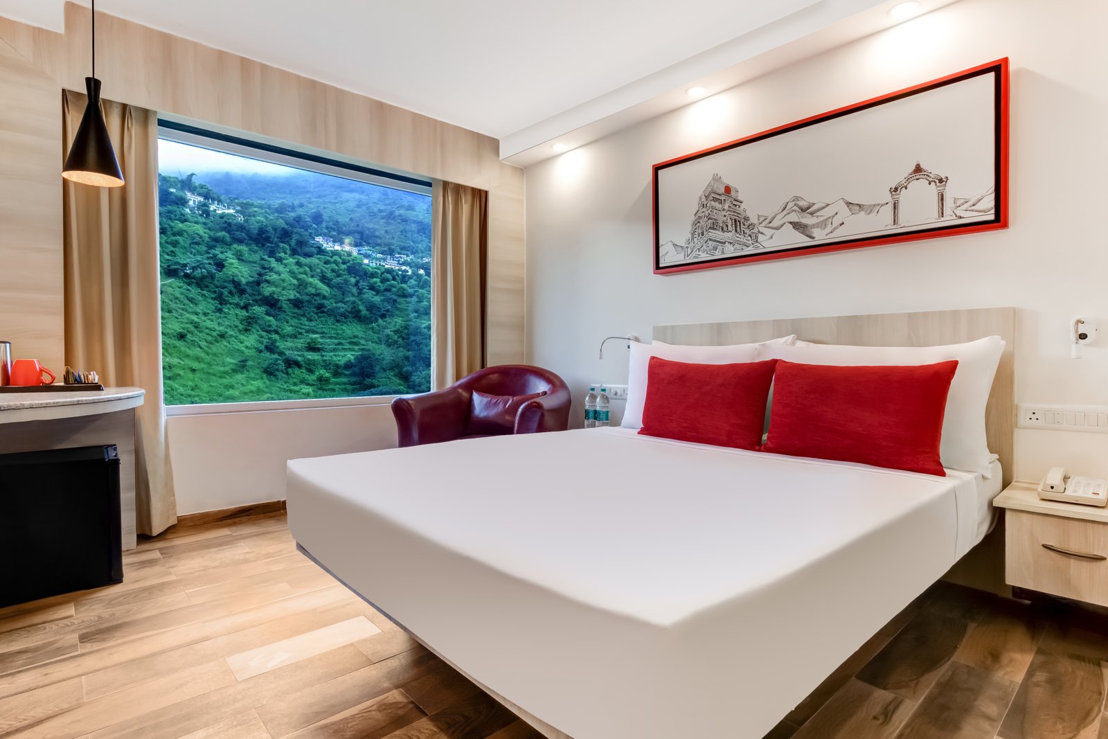 Deluxe Room at Hotel Mahananda near Neelkanth Mahadev